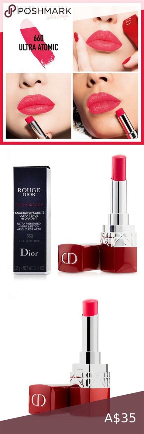 dior rouge dior ultra rouge 660 ultra atomic lipstick|Dior Ultra Atomic (660) Rouge Dior Ultra Rouge Lipstick.